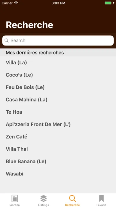 Capturas de tela do Tamaa - Restaurants in Tahiti