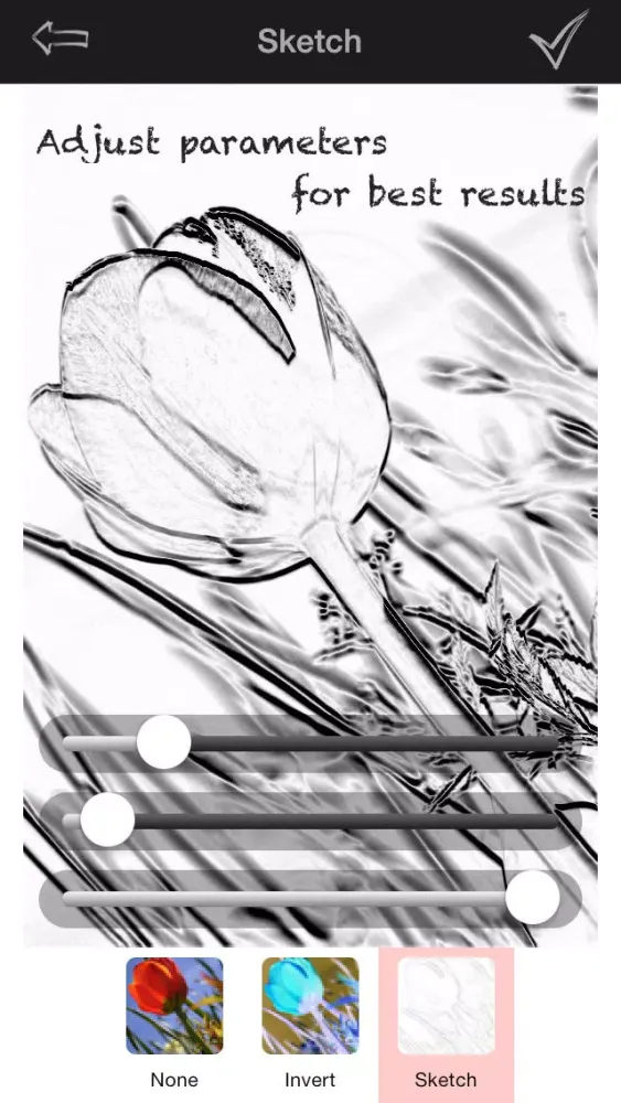 Ảnh chụp màn hình của iSketcher - Pencil and Sketch Effect