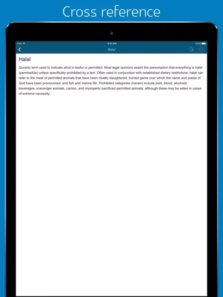 صور Islam Dictionary - combined version iPad 