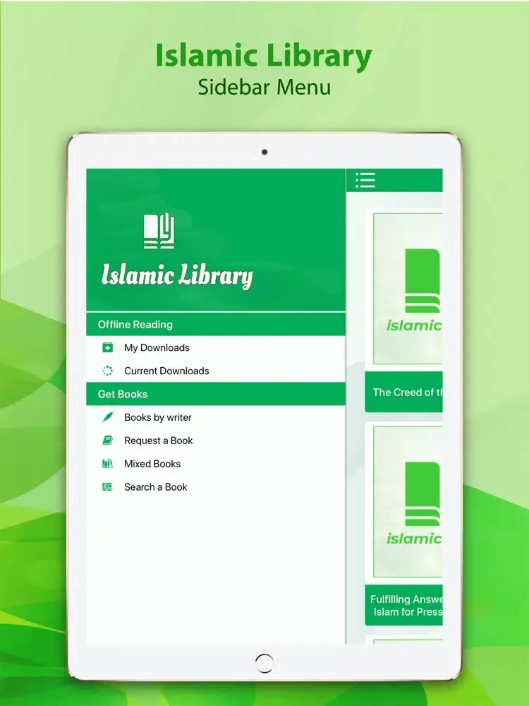 Islamic Library iPad  Ekran Görüntüleri