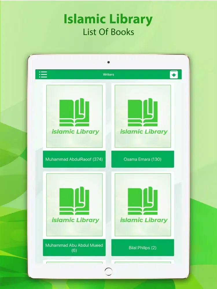 Islamic Library iPad  Ekran Görüntüleri