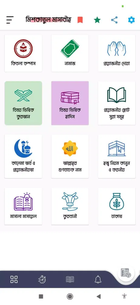 মিশকাতুল মাসাবীহ Screenshots