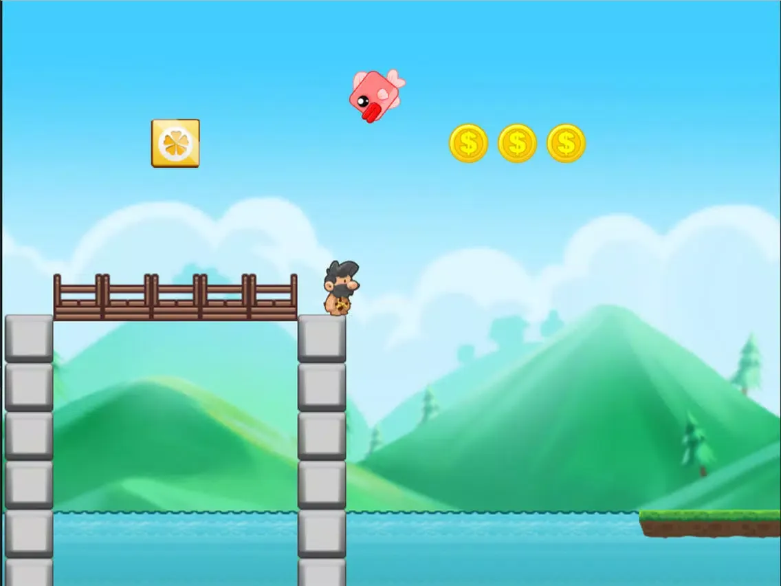 Ảnh chụp màn hình của Adventure on Island Jungle Man iPad 