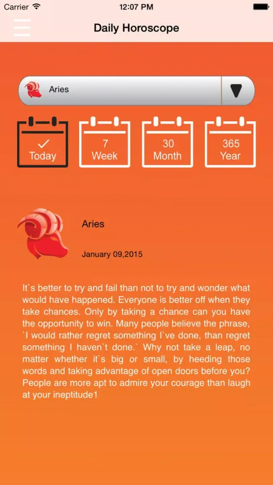 Capturas de pantalla de Get Your Horoscope