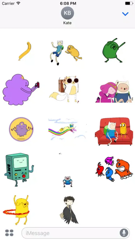 Animated Adventure Stickers For iMessage स्क्रीनशॉट