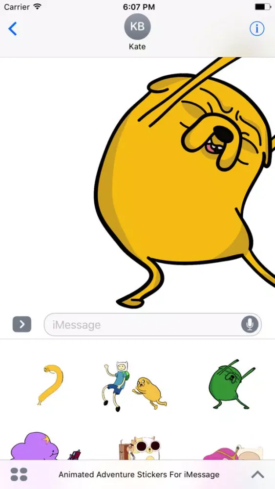 Animated Adventure Stickers For iMessage स्क्रीनशॉट