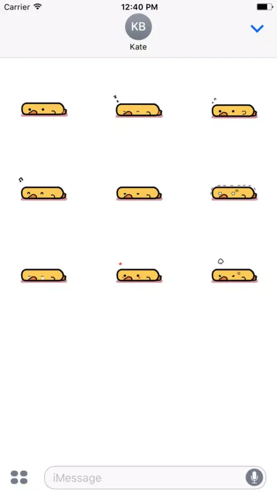 Ảnh chụp màn hình của Animated Funny Duck Stickers For iMessage