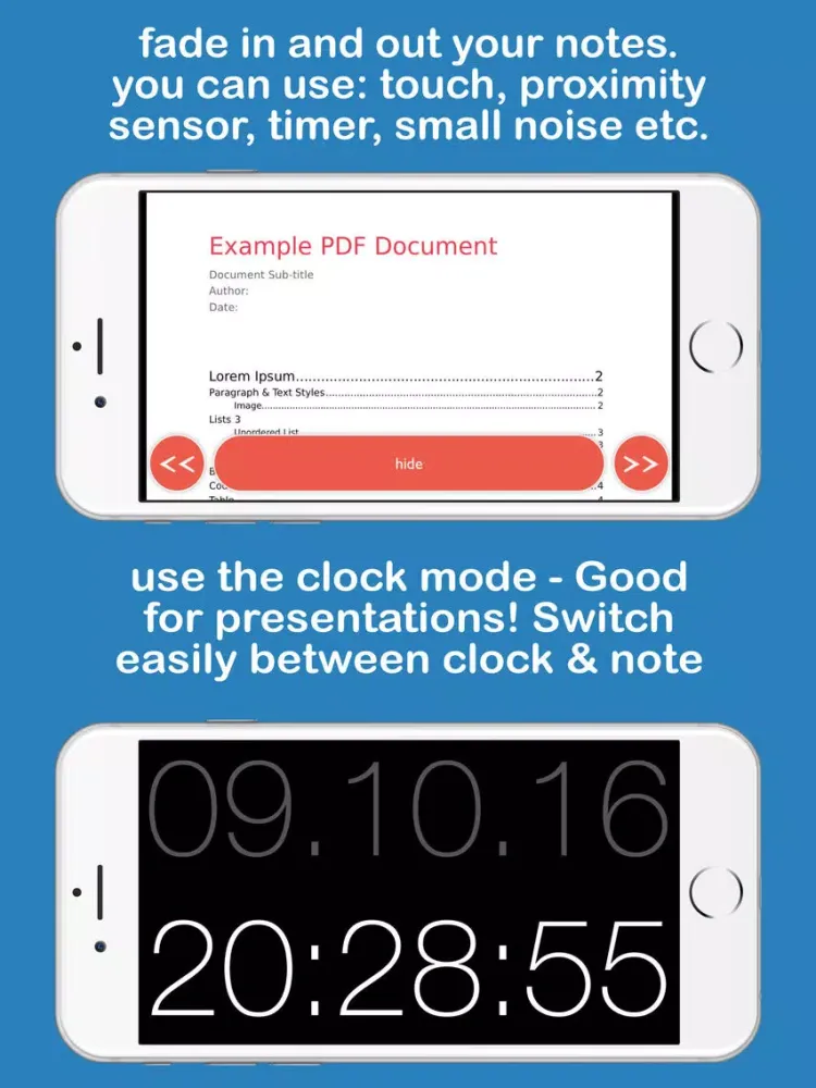 Zrzuty ekranu iSpicker - fade in and out your notes (PRO) iPad 