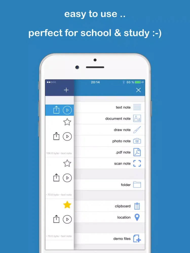 Zrzuty ekranu iSpicker - fade in and out your notes (PRO) iPad 