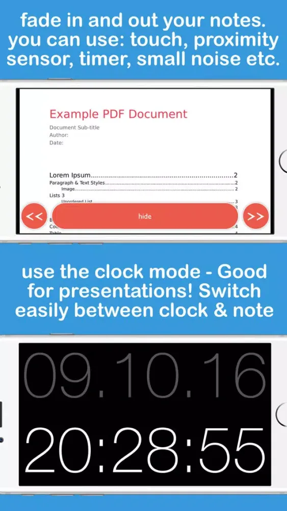 Zrzuty ekranu iSpicker - fade in and out your notes (PRO)