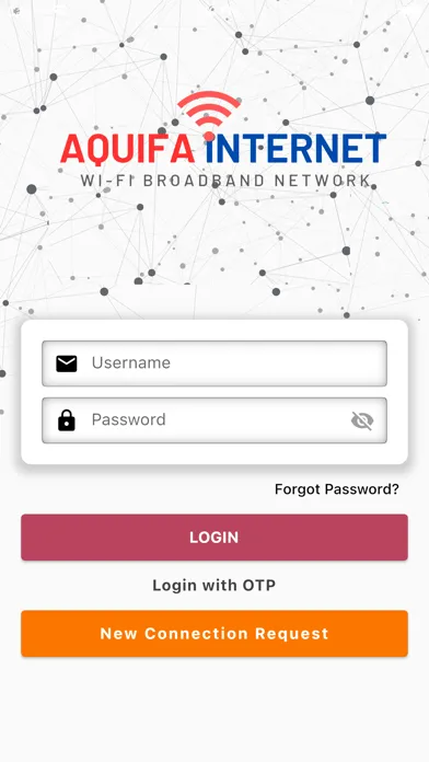 Capturas de tela do Aquifa Internet