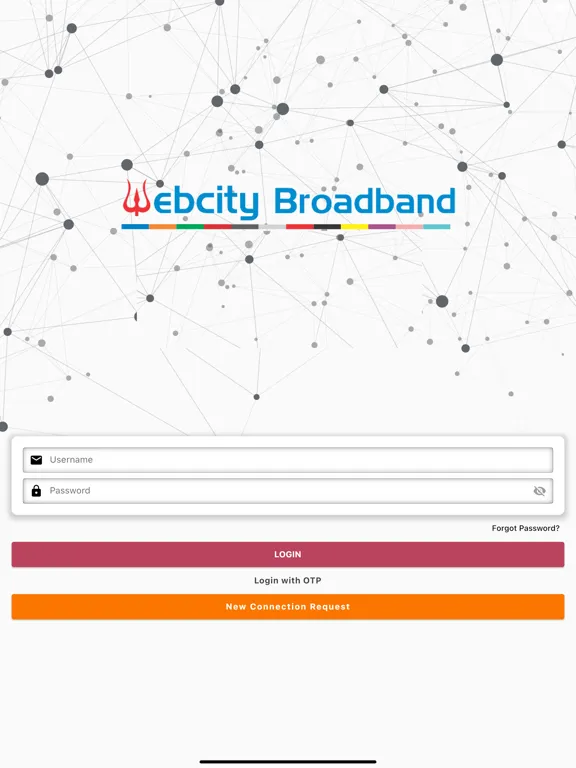 Capturas de tela do Webcity Broadband iPad 