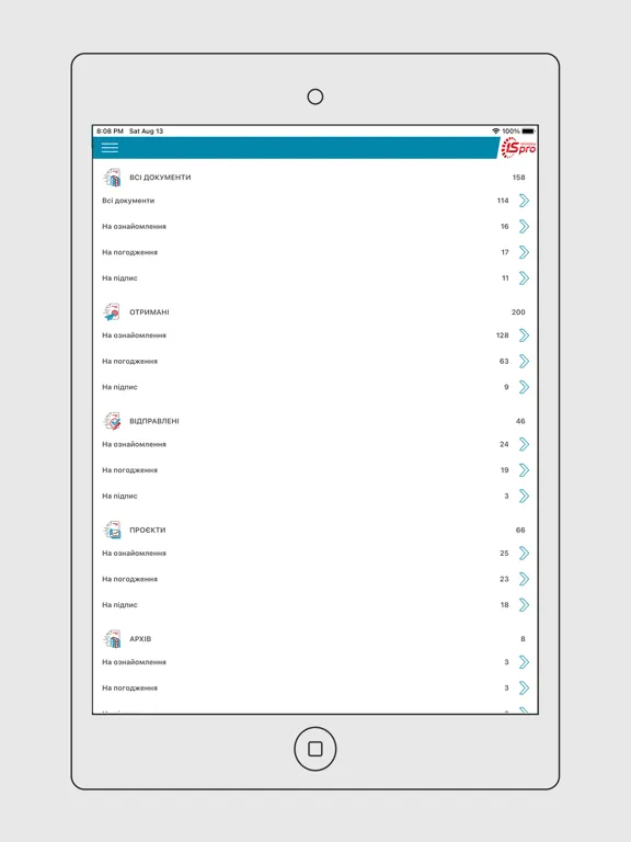 ISpro: Workflow iPad 應用截圖