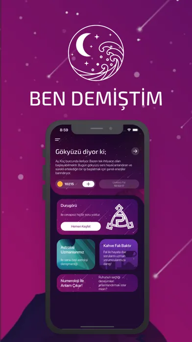 Ảnh chụp màn hình của Ben Demiştim - Fal