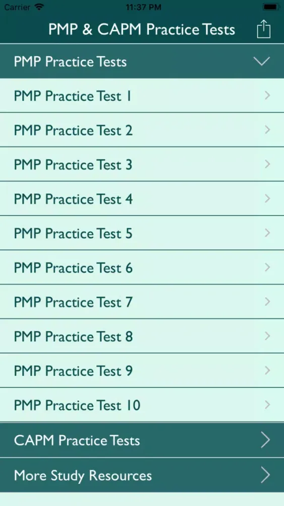 PMP & CAPM Practice Tests Screenshots