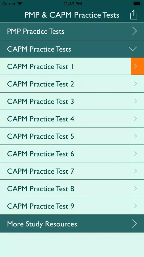PMP & CAPM Practice Tests Screenshots