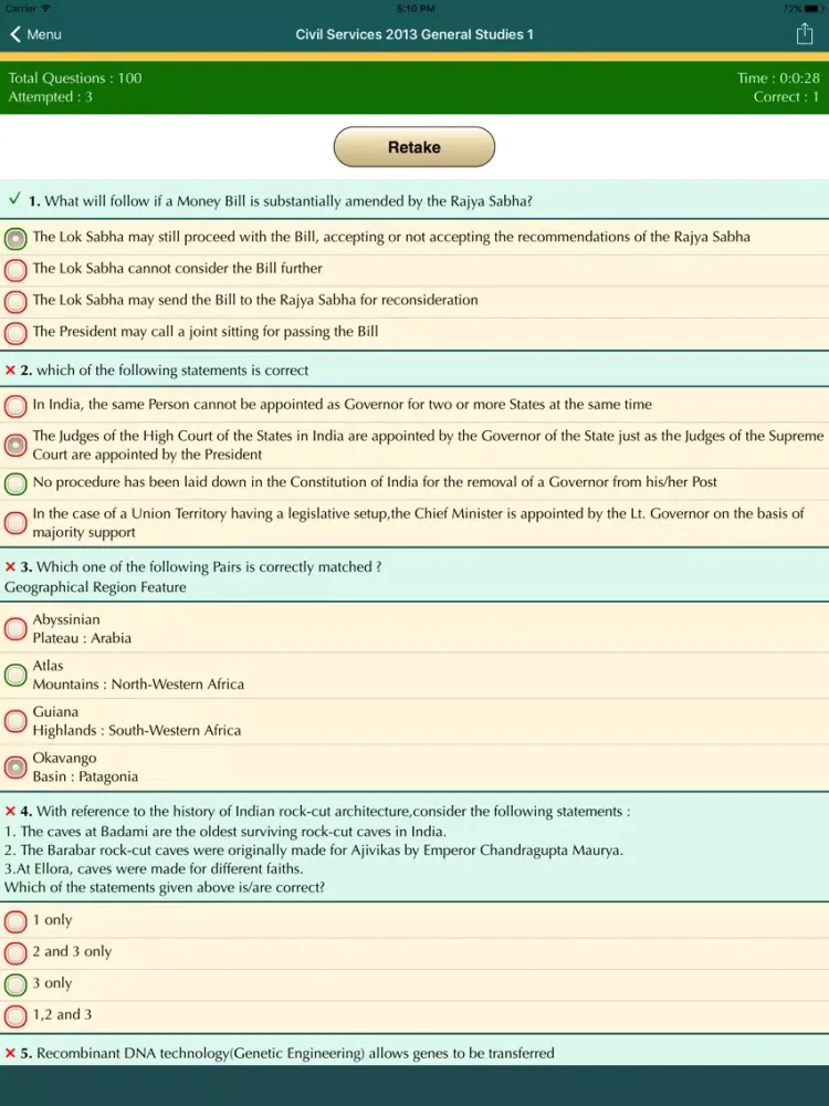 UPSC Papers iPad  स्क्रीनशॉट