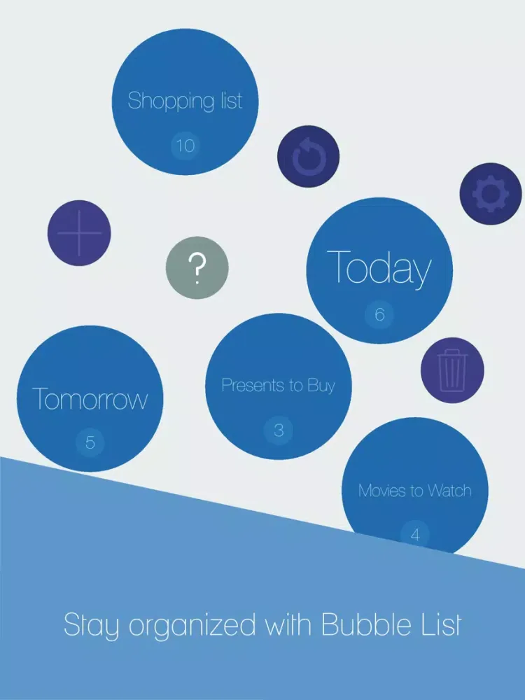 Capturas de pantalla de Bubble List - To-Do List iPad 