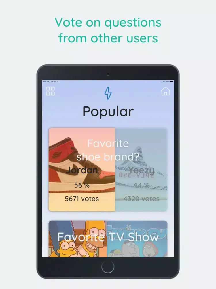 Flash Poll! iPad  سکرین شاٹس