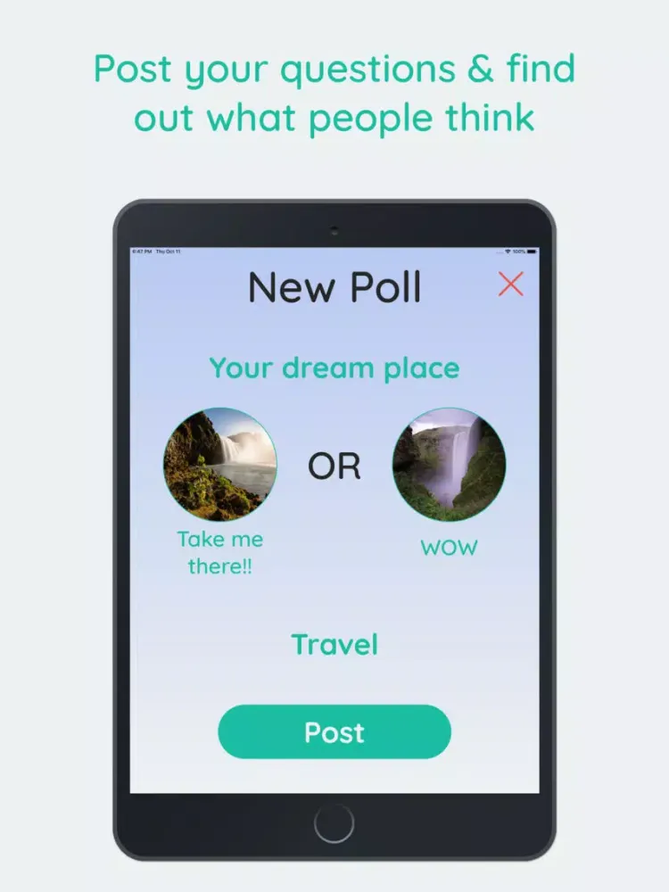 Flash Poll! iPad  سکرین شاٹس