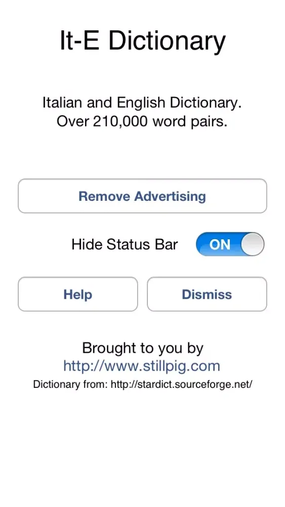 Capturas de tela do Offline Italian English Dictionary Translator for Tourists, Language Learners and Students