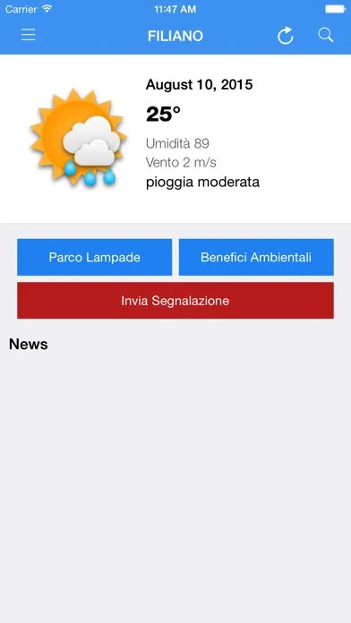 Captures d'écran de Selettra App