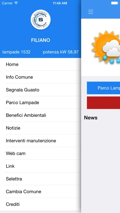 Captures d'écran de Selettra App