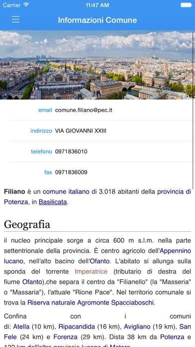 Captures d'écran de Selettra App