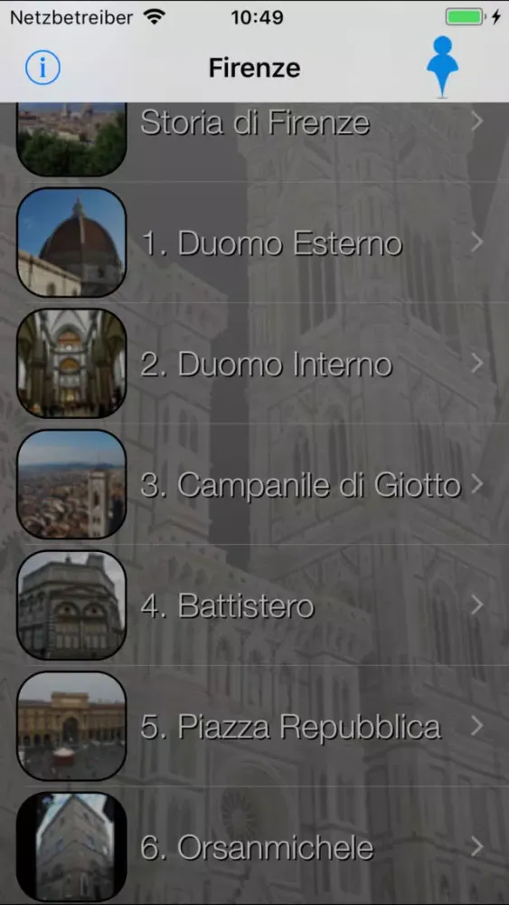 ภาพหน้าจอของ Firenze Giracittà - Audioguida