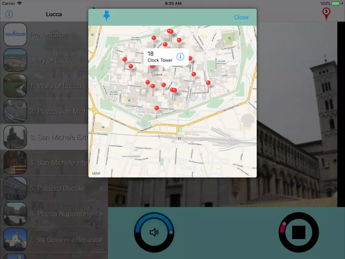 Lucca Audioguide iPad  スクリーンショット