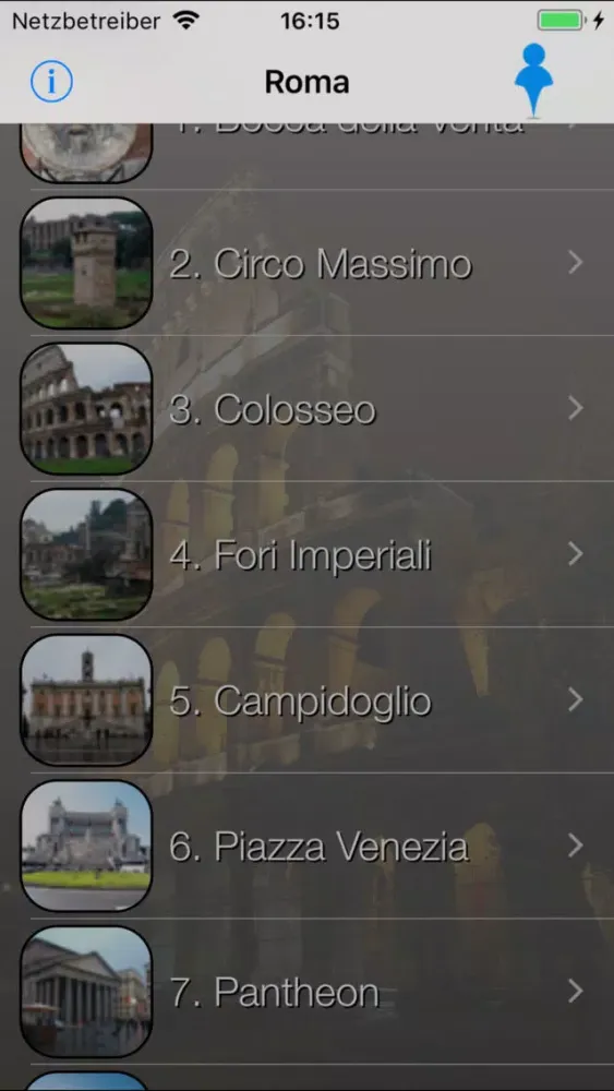 Screenshot di Roma Giracittà - Audioguida