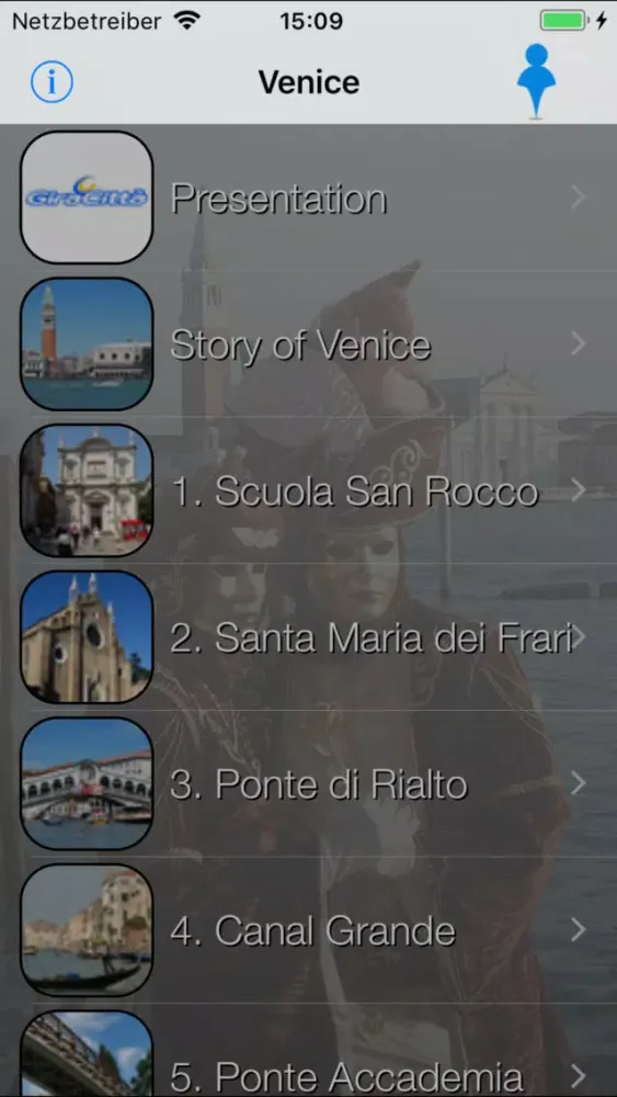 Captures d'écran de Venice Giracittà - Audioguide