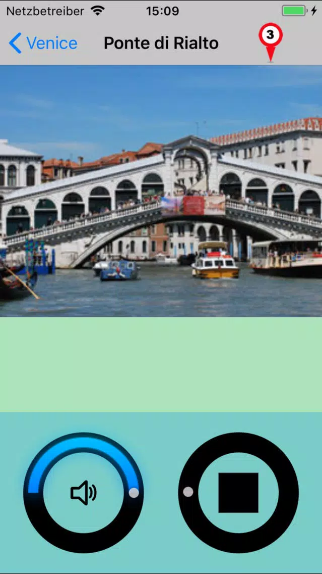 Tangkapan skrin Venice Giracittà - Audioguide