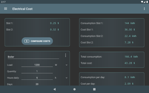 Electrical Cost-screenshot-5