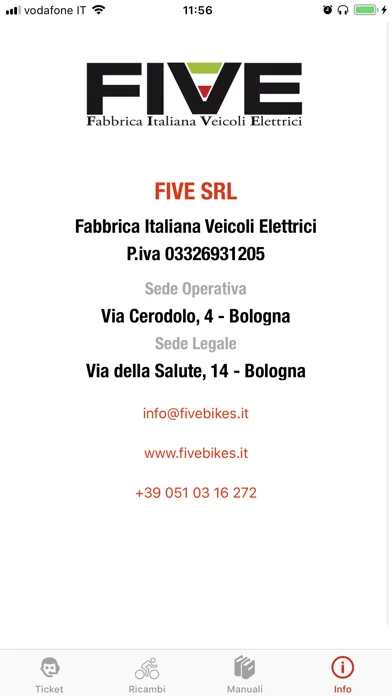 FIVE Assistenza tecnica স্ক্রিনশট