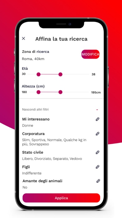 LoveApp - Trova il tuo partner 스크린샷