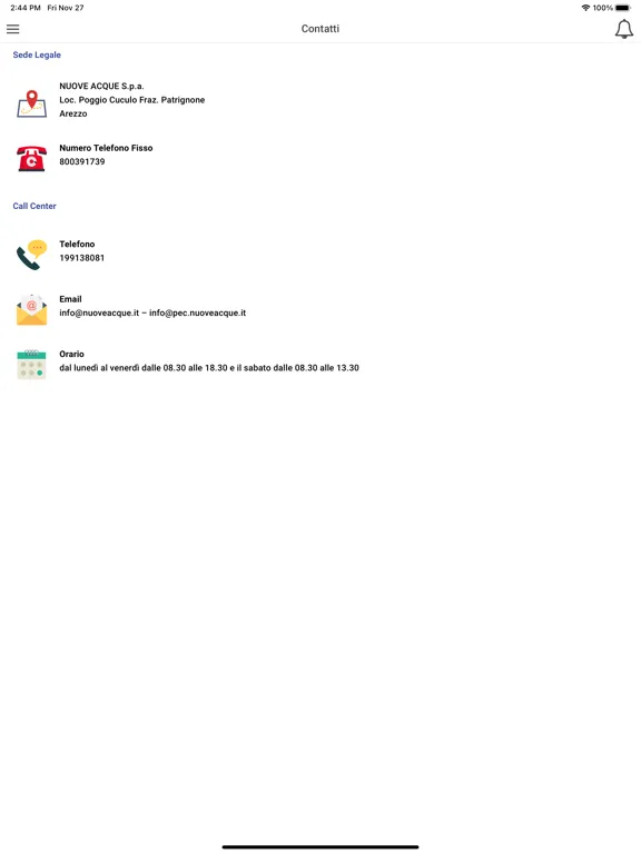 Nuove Acque iPad 应用截图