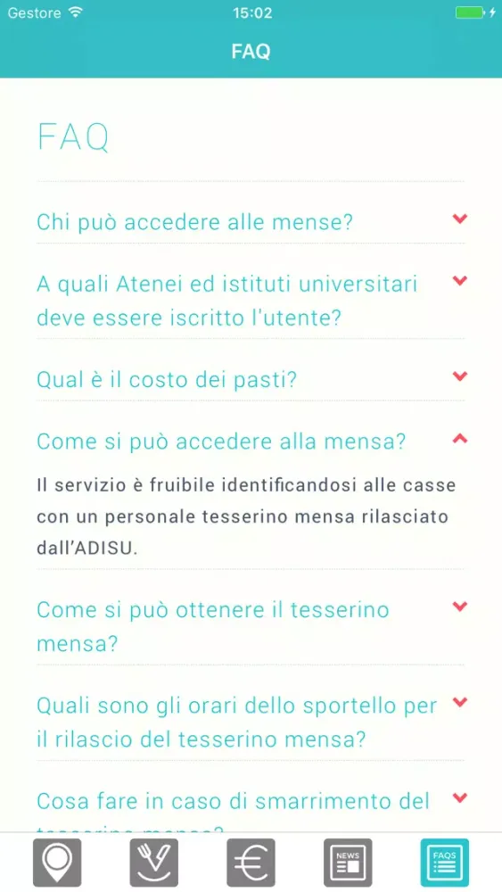 Buon app ADISU スクリーンショット
