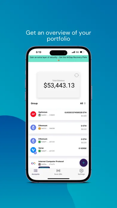 AirGap Wallet Screenshots