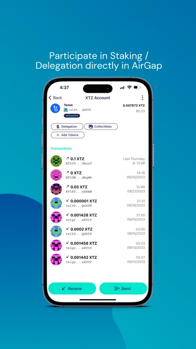 AirGap Wallet Screenshots