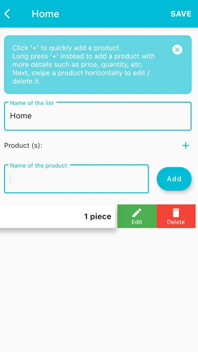 Shared Grocery List Ekran Görüntüleri