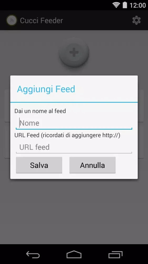 Cucci Feeder Screenshots