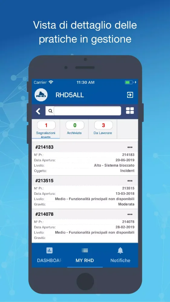 Captures d'écran de RHD