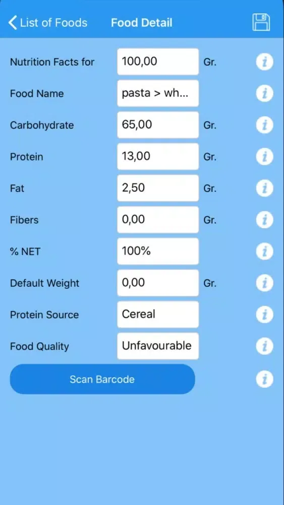 Zone Diet for Gympass スクリーンショット
