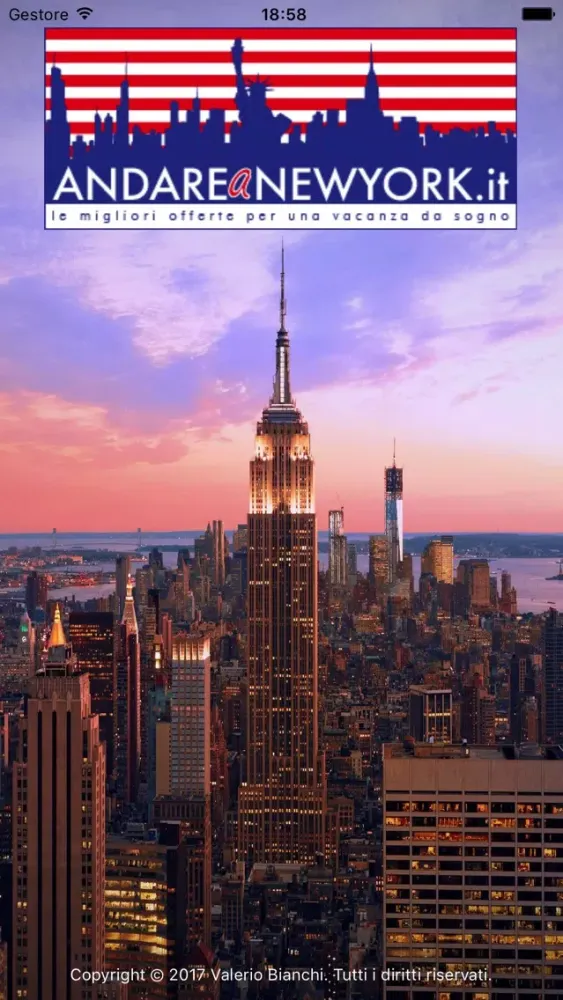 Zrzuty ekranu New York in App - Mappa, offerte ed informazioni