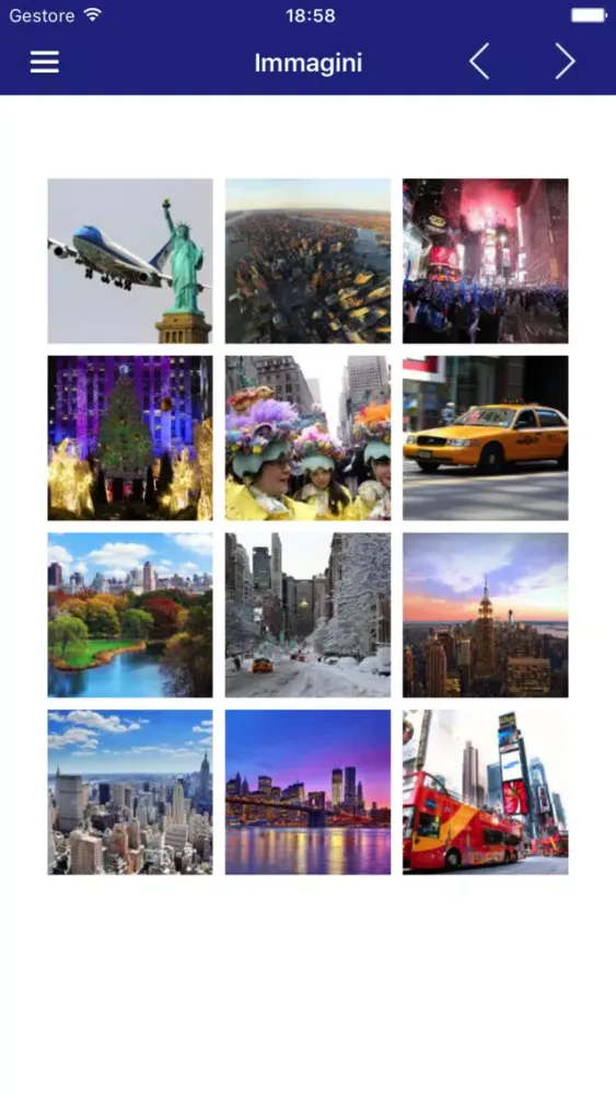 Zrzuty ekranu New York in App - Mappa, offerte ed informazioni