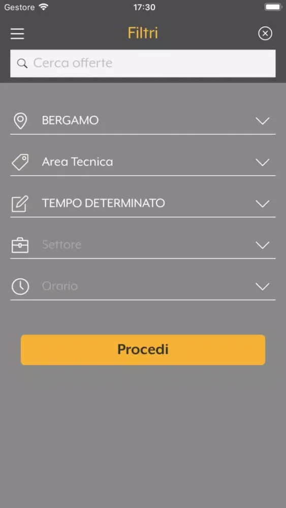 Tangkapan layar AxL - Cerco Offro Lavoro