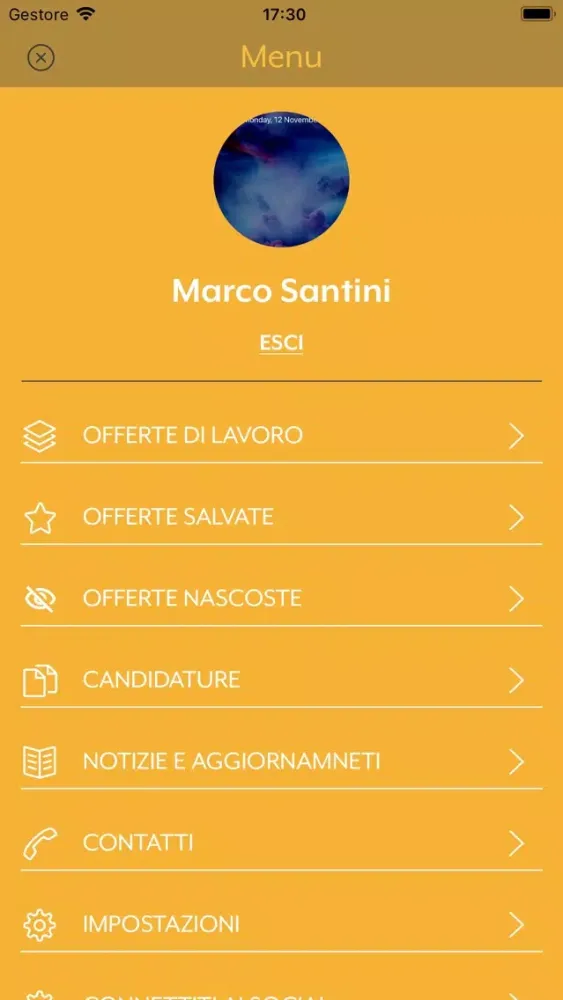 Tangkapan layar AxL - Cerco Offro Lavoro