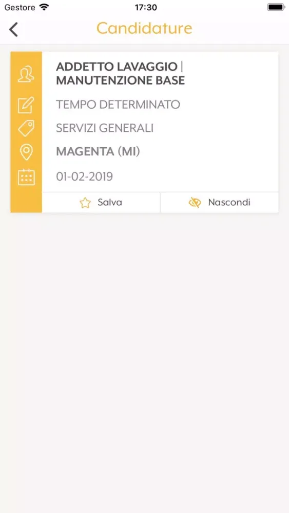 Tangkapan layar AxL - Cerco Offro Lavoro