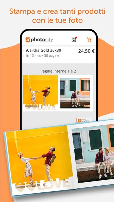 Ảnh chụp màn hình của Photocity - Stampa foto